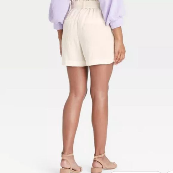 A New Day High Rise Paperbag Shorts XXL New - Picture 2 of 11